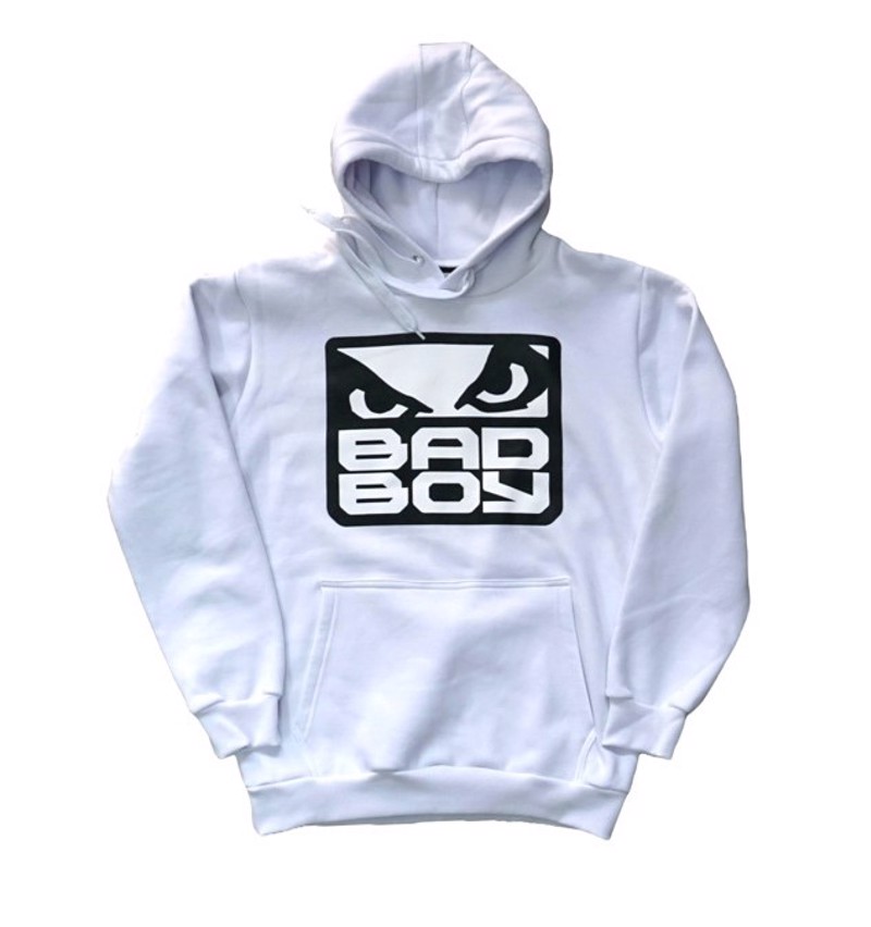 BAD BOY logo Classic FOuTER KOuKOuLA - white